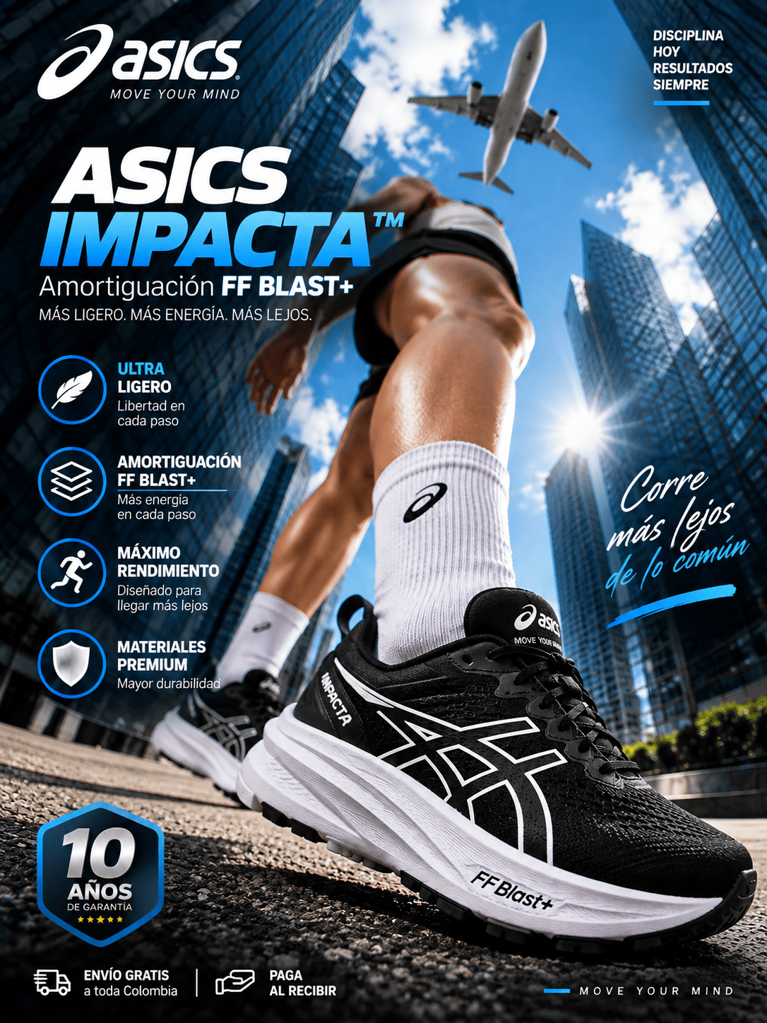 👟 ASICS IMPACTA™ — Amortiguación FF BLAST+ — ¡Últimas unidades disponibles!