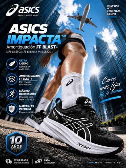 👟 ASICS IMPACTA™ — Amortiguación FF BLAST+ — ¡Últimas unidades disponibles!